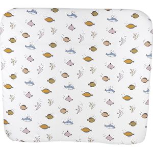 Meyco Baby Sea aankleedkussenhoes - multicolour - 85x75cm