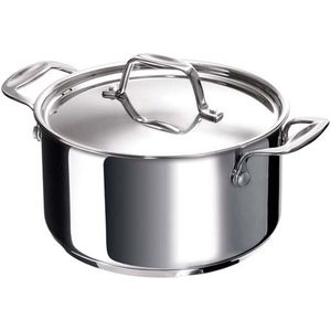 Beka Chef kookpot Ø18 cm - met Deksel - 2.4 liter - RVS - PFAS-vrij - Geschikt voor inductie, oven en vaatwasser