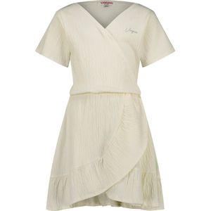 Vingino Midi Dress Presila Meisjes Jurk - Off white - Maat 128