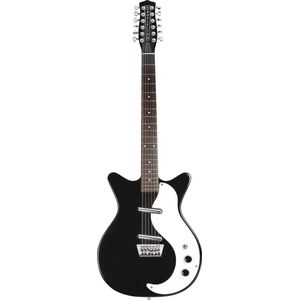 Danelectro 59 Double Cut 12-String BK zwart - Elektrische gitaar