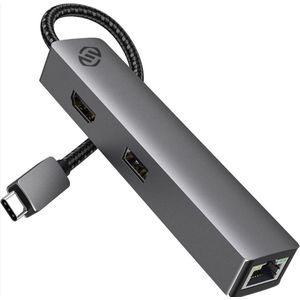 Equivera USB C naar HDMI Adapter - Hub - Type C to HDMI - Geschikt voor Verschillende Merken - Premium