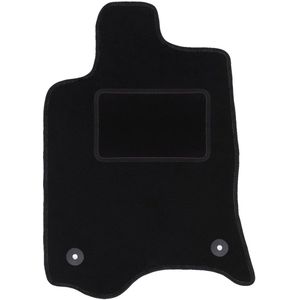 Bestuurdersmat zwart voor: Renault Laguna II stationwagen, liftback (2001-2007)