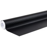 AMiO 3D Carbon Fiber Zwarte Wrap Folie (30 x 150 cm)