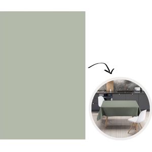 Tafelkleed - Tafellaken - 180x260 cm - Mintgroen - Effen kleur - Binnen en Buiten