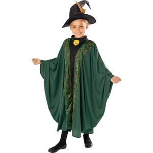 Rubies - Harry Potter Kostuum - Professor Mcgonagall Kostuum Kind - Groen, Zwart - Large / XL - Carnavalskleding - Verkleedkleding
