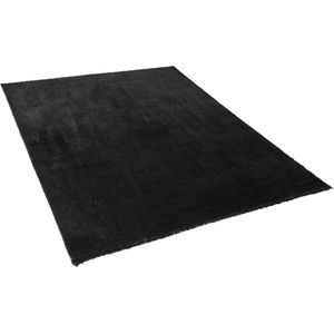 EVREN - Shaggy vloerkleed - Zwart - 200 x 200 cm - Polyester