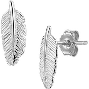 oorknoppen veer zilver gerhodineerd 1325526