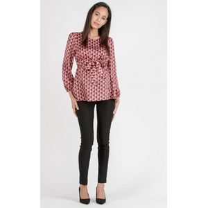 Zwangerschapsblouse Tessa violet print M