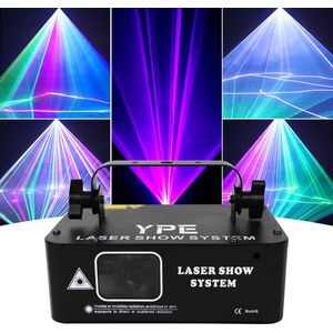 YPE® x YourPartyEquipment - Discolamp - Party Lights - Disco licht - Party Laser - Mega Party Laser - Geluid gestuurd en DMX ondersteuning