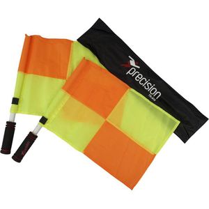 Precision Training - Grensrechtersvlag - geel/oranje - 2 stuks