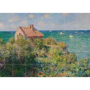 IXXI Fisherman's Cottage on the Cliffs at Varengeville, Claude Monet & Museum of Fine Arts Boston - 140 x 100 cm - Gratis ophangtool - Grote