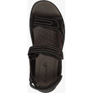 Mountain Peak leren heren sandalen zwart - Maat 43