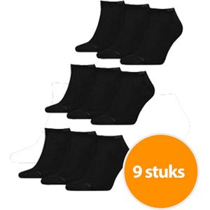 Calvin Klein Sokken Sneaker Heren Zwart 9-Pack-one size