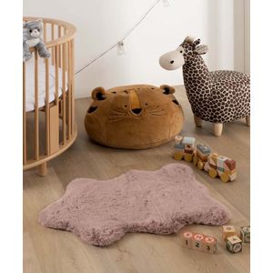 Kindervloerkleed schaap - Fluffy roze 55x80 cm