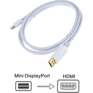 DrPhone  (Thunderbolt) Mini Displayport-naar- HDMI Adapter Kabel - Premium Kwaliteit 1080P -  Voor o.a Macbook Pro/ Air