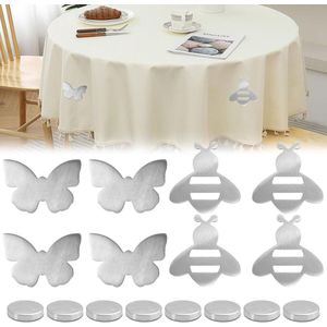 Tafelkleed magneten - Tafelkleed gewichtjes - Tafellaken gewichtjes - Tafelmagneet - Magneet - 8 stuks - Must have voor uw tafelkleed!