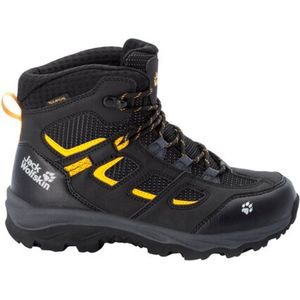 Jack Wolfskin VOJO TEXAPORE MID K Unisex Wandelschoenen - black / burly yellow - Maat 35