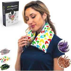 Nekwarmer voor Magnetron - Warmtesjaal voor Nek en Schouders - Wasbare Hoes, 100% Katoen met Lavendelgeur