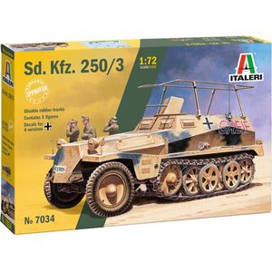 1:72 Italeri 7034 Sd.Kfz. 250/3 Plastic Modelbouwpakket
