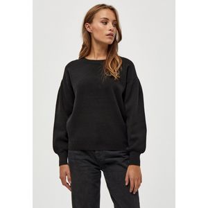 Minus Lupi Knit Pullover Truien & vesten Dames - Sweater - Hoodie - Vest- Zwart - Maat XL