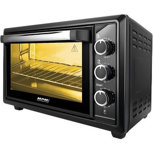 MPM - Elektrische Oven - Temperatuur Aanpasbaar - Thermocirculatiefunctie - Convectie Instelbaar - Mini Oven - 28 Liter