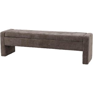 PTMD Bankje Sidney - 160x41x45 cm - Steen - Grijs