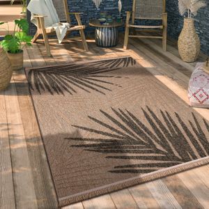 Paco Home Buiten Vloerkleed Voor Balkon Terras Keuken Tapijt Boho Bloemen Geometrisch 160x220 cm