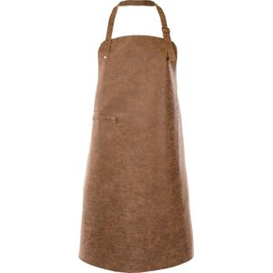 Schort TRUMAN (Towel loop - no pocket - opt. Accessory bag), 70x90 cm, walnut