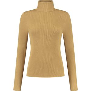 BASIC DAMES COLTRUI - Kleur Camel - Maat XXL