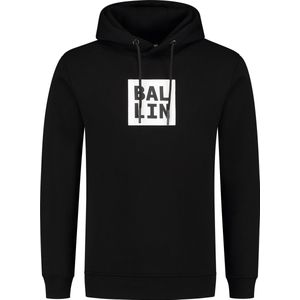 Ballin Amsterdam - Heren Regular fit Sweaters Hoodie LS - Black - Maat XS