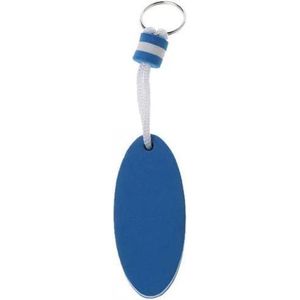 Drijvende sleutelhanger - Blauw - Ovaal - Grote sleutelbos - Boot accessoires - Drijvend - Sleuteldrijver