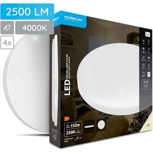 Modee LED Plafondlamp - ø 33cm - 24W - Plafonnière - Neutraal Wit Licht - 4 Stuks