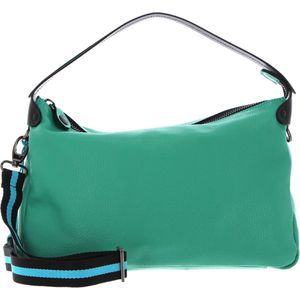 Gabs Leren Schoudertas Calliope TG Ruga Stitching Peperita Mintgroen