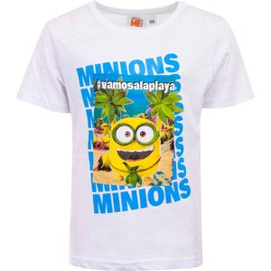 The Minions wit t-shirt ""#vamosalaplaya"" | maat 104