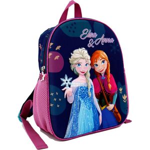 FROZEN Anna & Elsa 3D Rugzak 3-6 Jaar Glitter rand