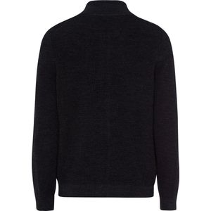 Brax vest effen grijs rits normale fit
