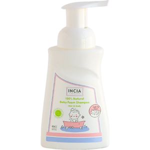 INCIA 100% Natuurlijke Schuimende Baby Shampoo - Hypoallergeen - SLS/SLES Vrij - Vegan - 200 ml