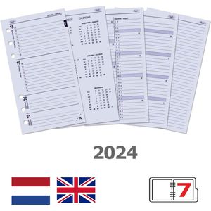 Kalpa 6217-24 Personal Agenda Binder Vulling Week NL EN 2024