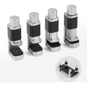4-delige verstelbare klem voor mobiele telefoon beeldschermbevestiging clips display klem reparatiegereedschap met anti-slip rubberen mat voor mobiele telefoon/tablet
