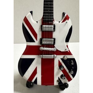 Mini gitaar Pete Townshend The Who 25cm Miniature- Guitar-Mini -Guitar- Collectables-decoratie -gitaar-Gift--Kado- miniatuur- instrument-Cadeau-verjaardag