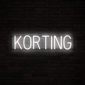 KORTING - Lichtreclame Neon LED bord verlicht | SpellBrite | 65,61 x 16 cm | 6 Dimstanden & 8 Lichtanimaties | Reclamebord neon verlichting