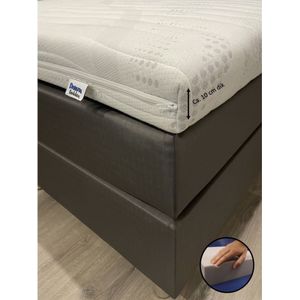 Topper Maximus200x200 - Hybride schuim - Cooltouch - 10 cm dik - Medium/stevig - Topdekmatras