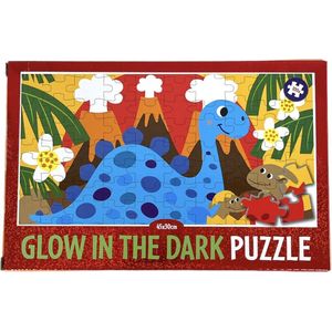 Glow in the dark puzzel Dino.
