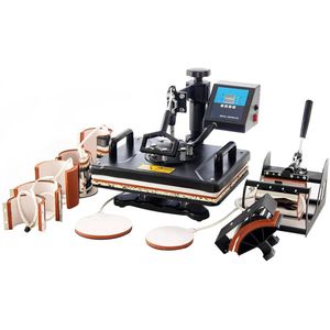 10-in-1 Warmtepersmachine voor T-Shirts, Mokken, Puzzels, Petten en Meer – 29x38 cm