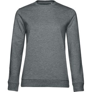 B&C Dames/dames Set-in Sweatshirt (Midden-Grijze Heide)