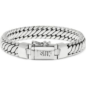 SILK Jewellery - Zilveren Armband - Bold - 371.21 - Maat 21,0