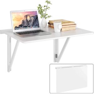 SureDeal® - Klaptafel - Inklapbaar - Wandmontage - Bureau - Ruimtebesparend - Salontafel - 60x80x54 cm - Vouwtafel