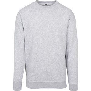 Unisex Sweater 'Crewneck' ronde hals Heather Grey - M