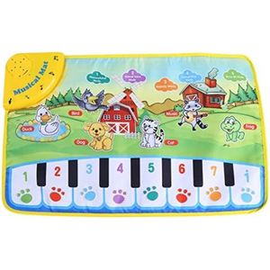 Baby Muziekmat, Muzikale Pianomat Toetsenbord Piano Speelmat Muzikale Mat Toetsenbord Speelkleed Muzikale Deken Instrument Speelgoed voor Kinderen Peuter Meisjes JongenPiano’s keyboards