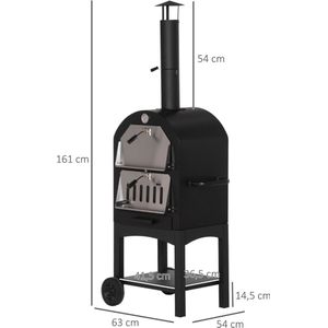 Pizza Oven/ BBQ 63 x 54 x 161 cm